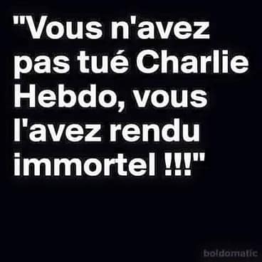 charlie hebdon immortel